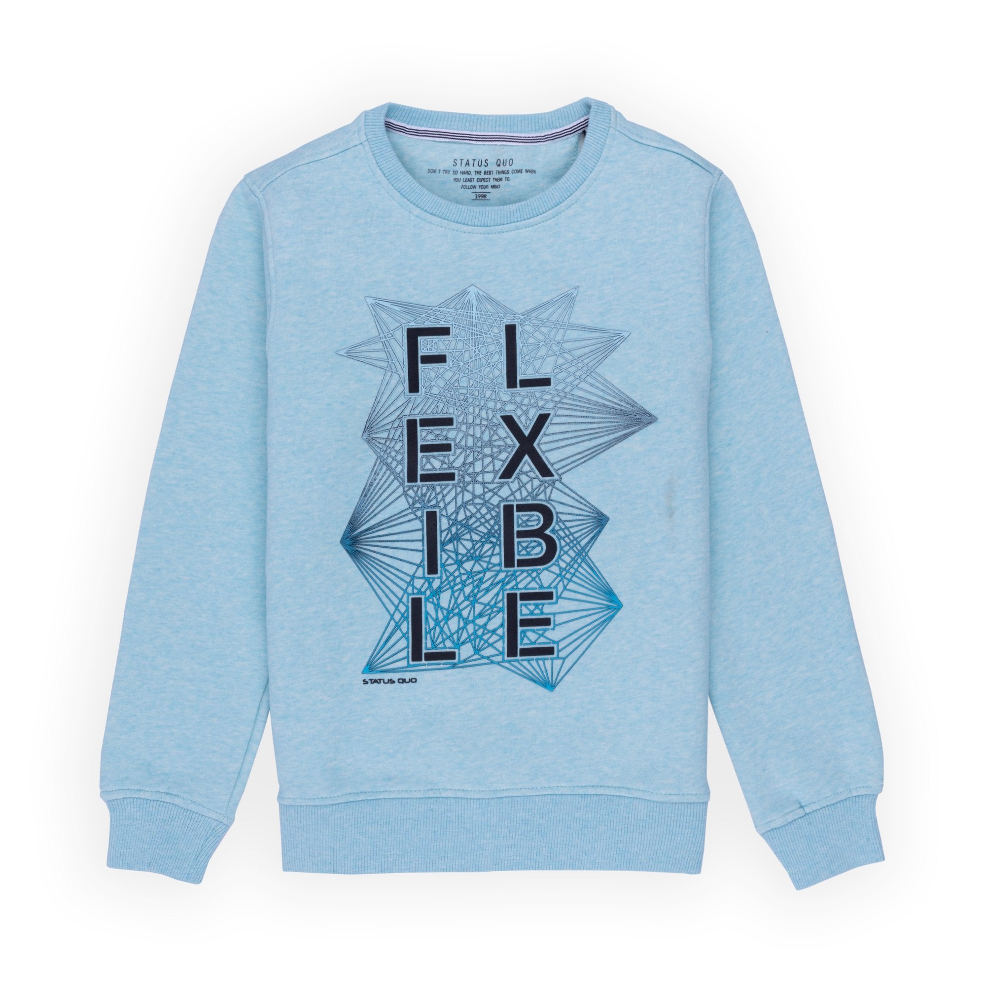 Kids Printed Round Neck Sweatshirt