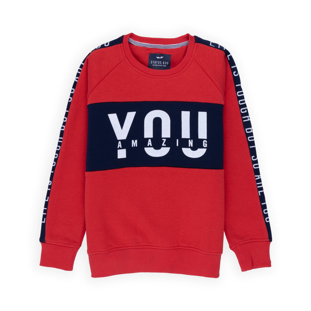printed sweatshirt for boys