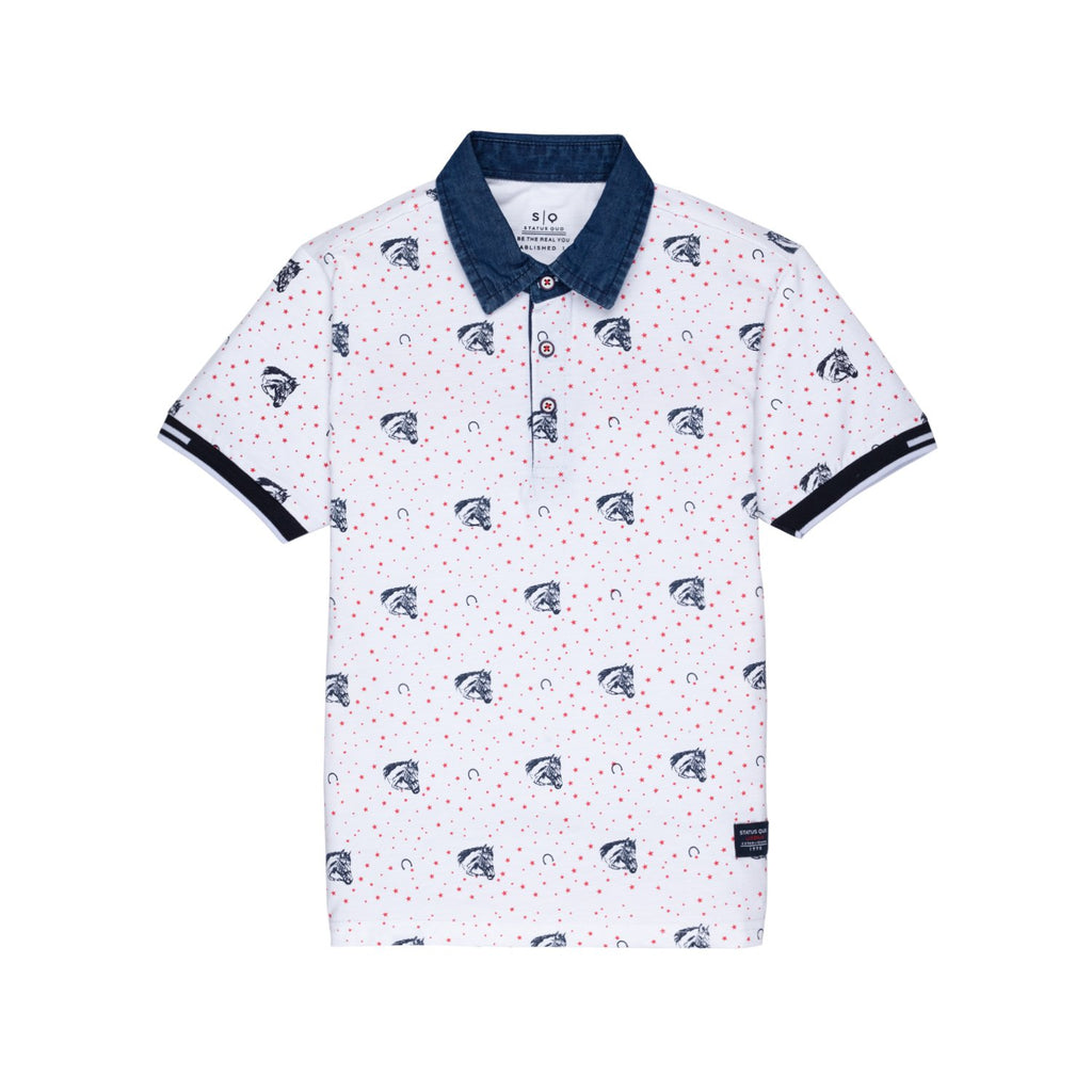 Status Quo |Kids Printed Regular Fit T-shirt - 4, 6, 8, 10, 12, 14, 16