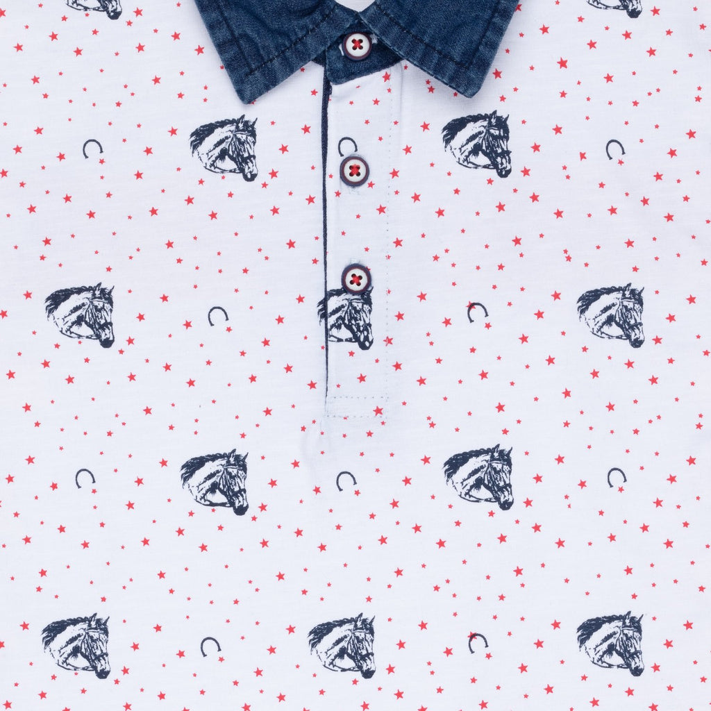 Kids Printed Polo