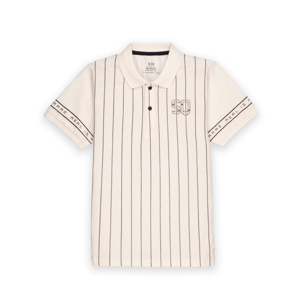 Status Quo |Kids Striped Regular Fit T-shirt - 4, 6, 8, 10, 12, 14, 16