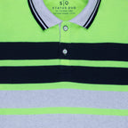 Kids Striped Polo T-shirt