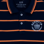 Kids Striped Polo T-shirt