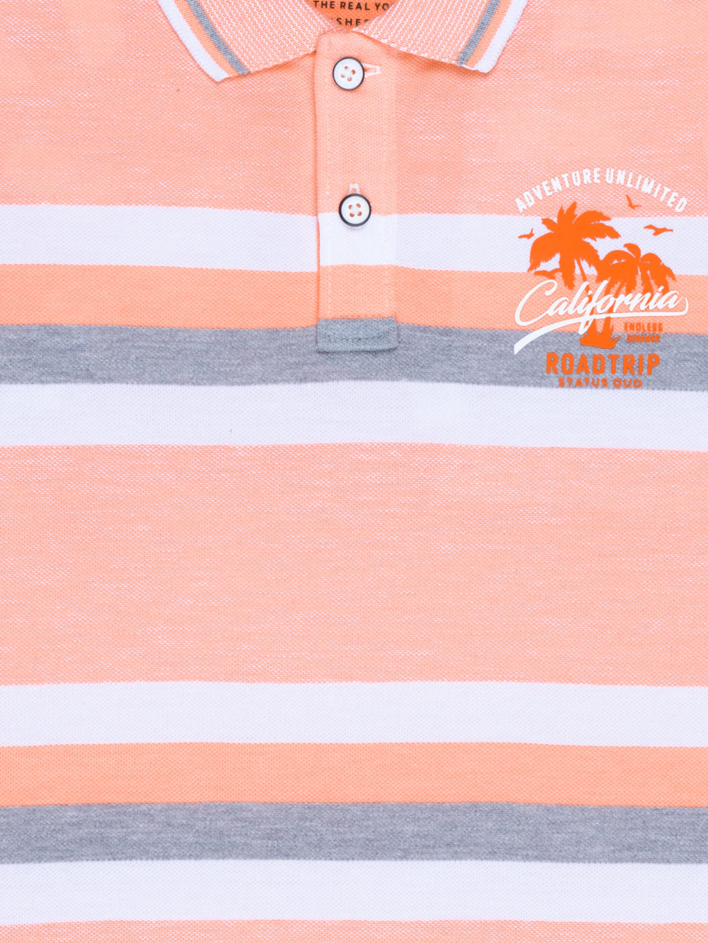 Boys Striped Polo T-shirt