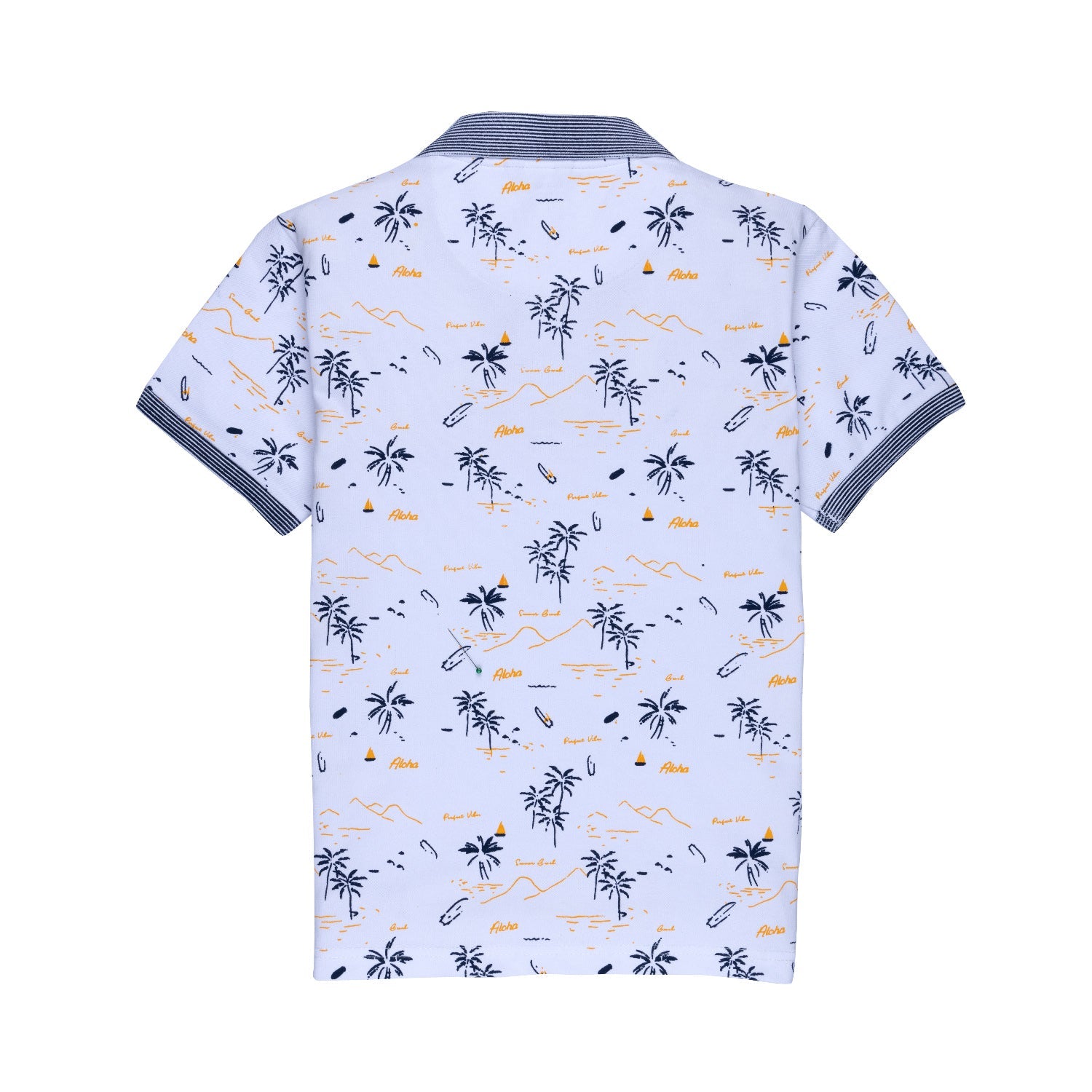 Kids Printed Polo T-shirt