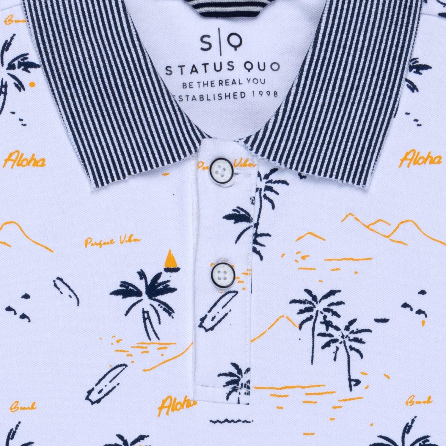 Kids Printed Polo T-shirt