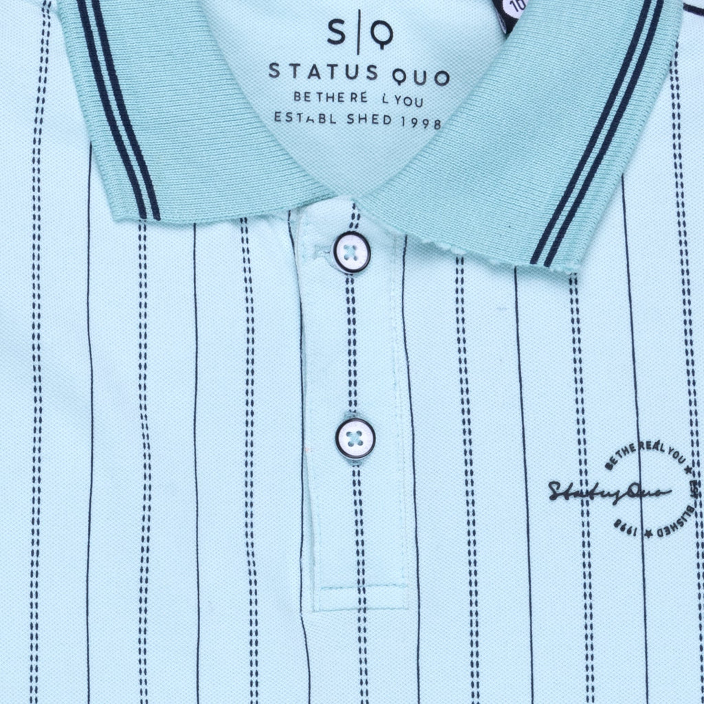 Kids Printed Polo T-shirt