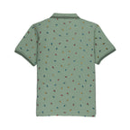 Boys All Over Printed Polo T-shirt
