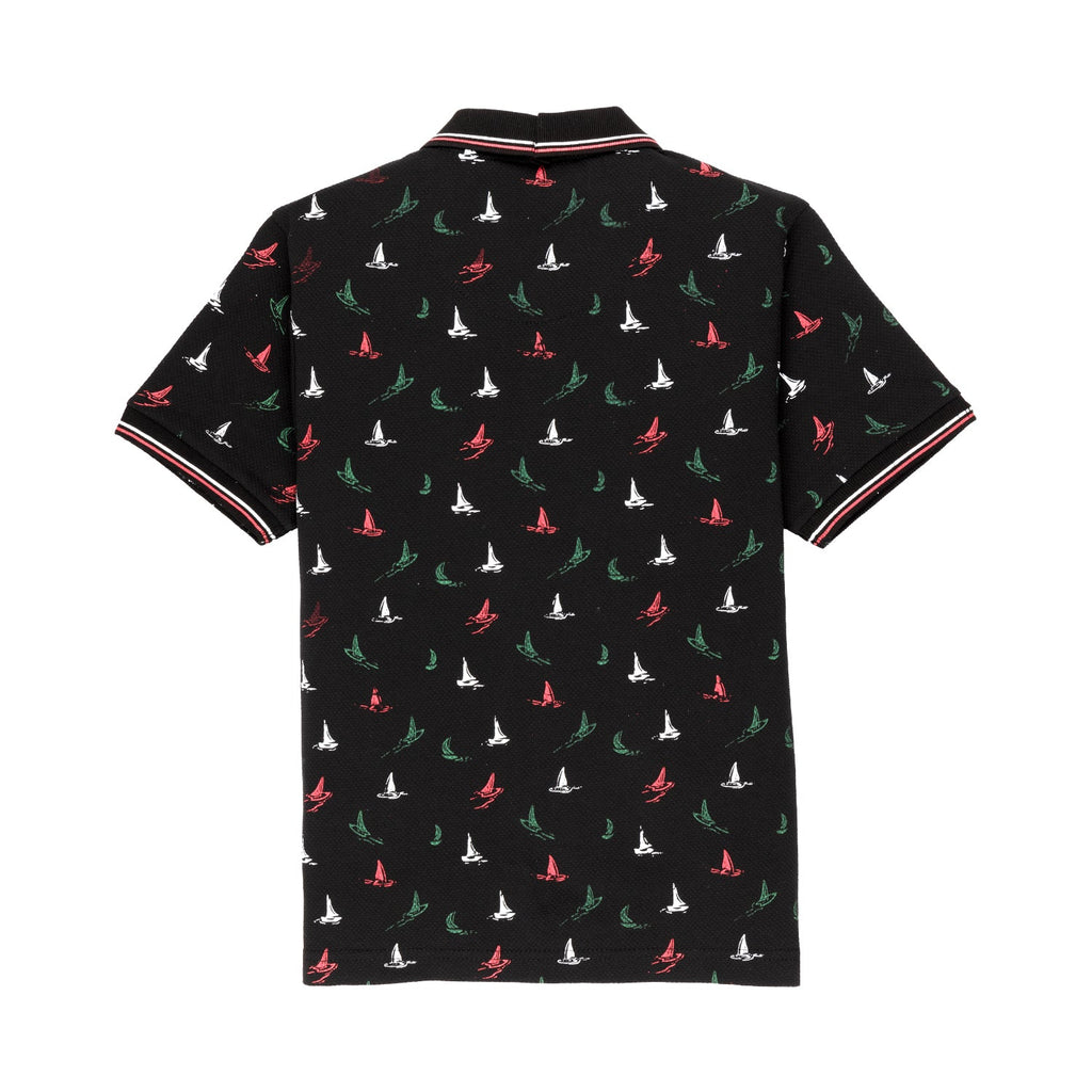 Boys All Over Printed Polo T-shirt