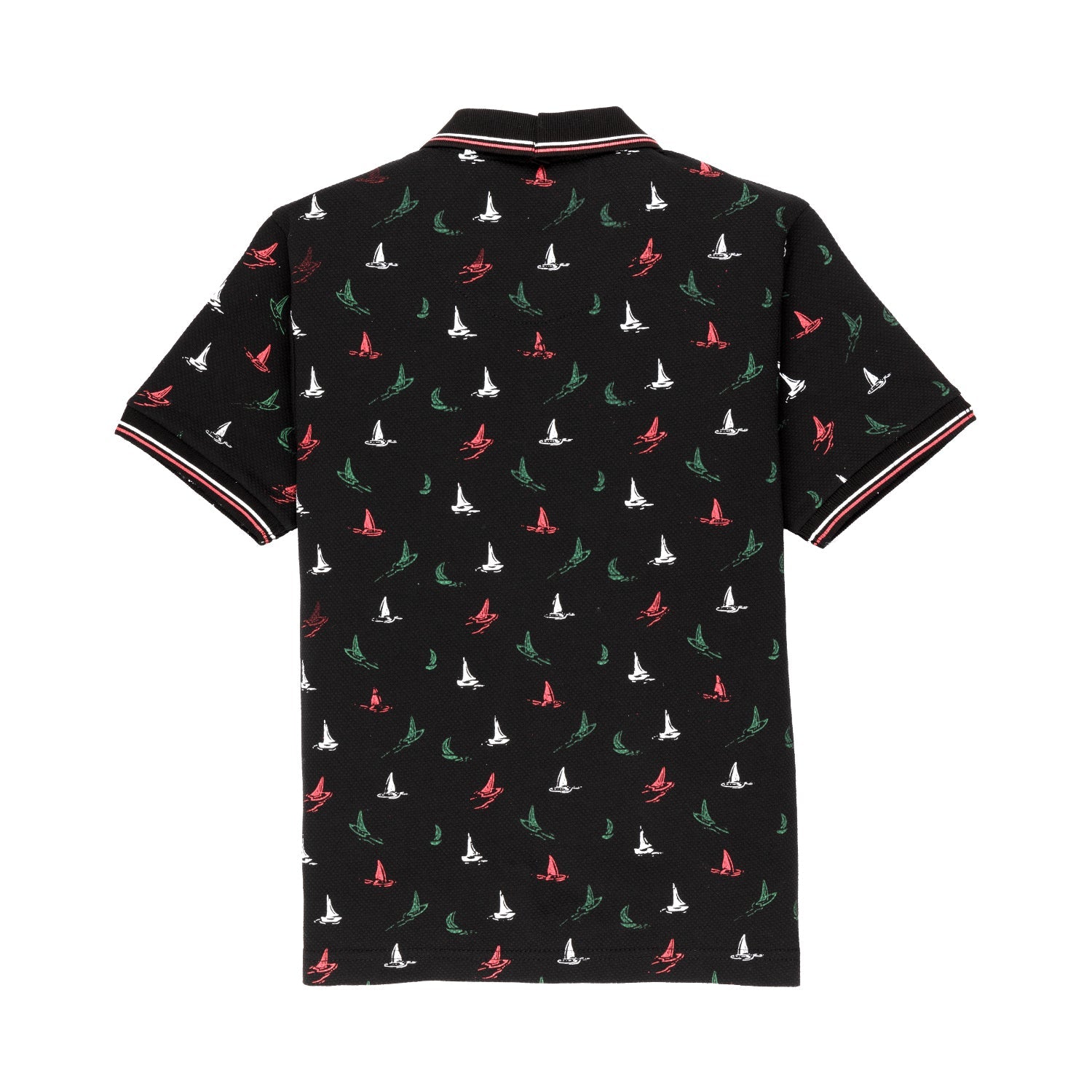 Boys All Over Printed Polo T-shirt
