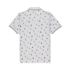 Boys All Over Printed Polo T-shirt