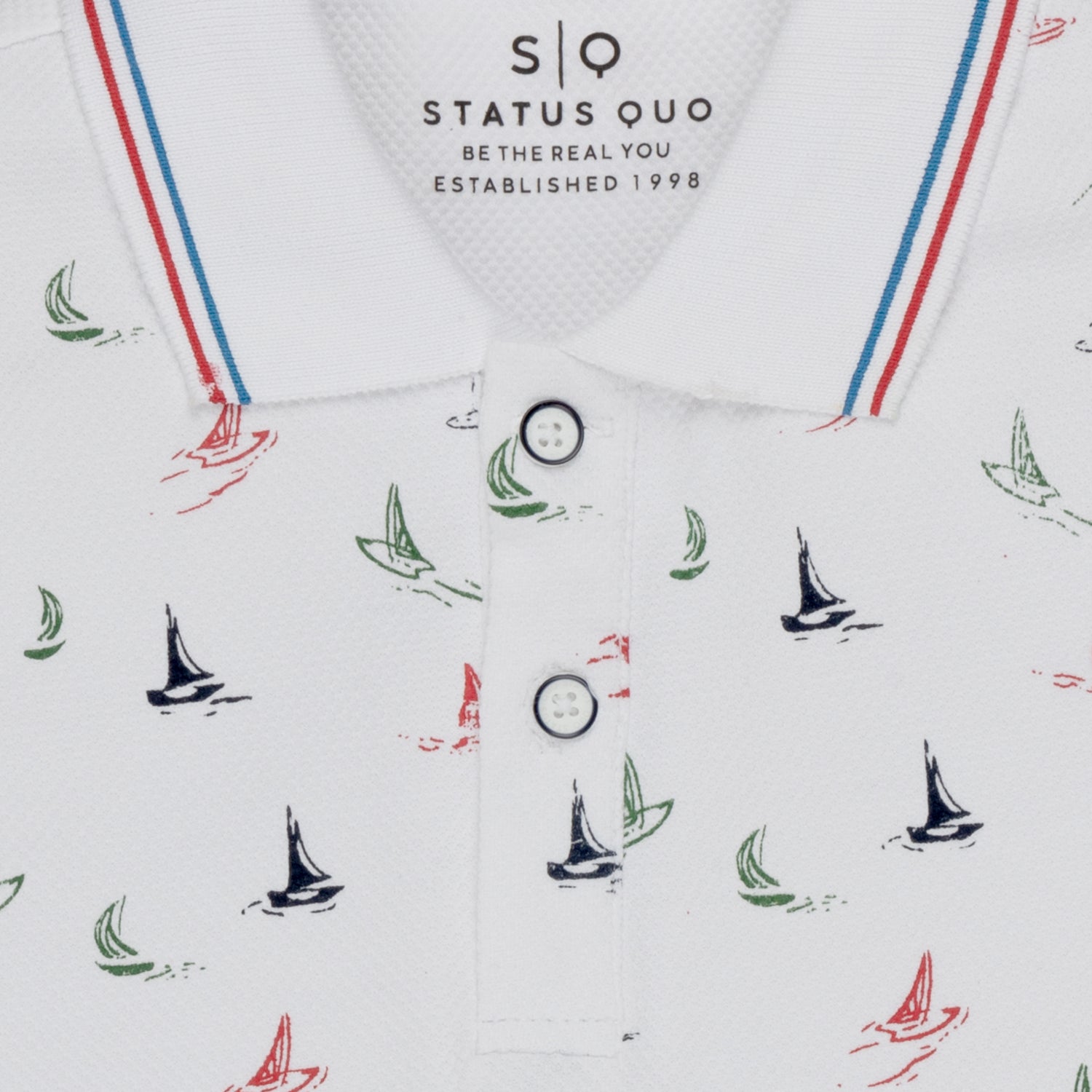 Boys All Over Printed Polo T-shirt