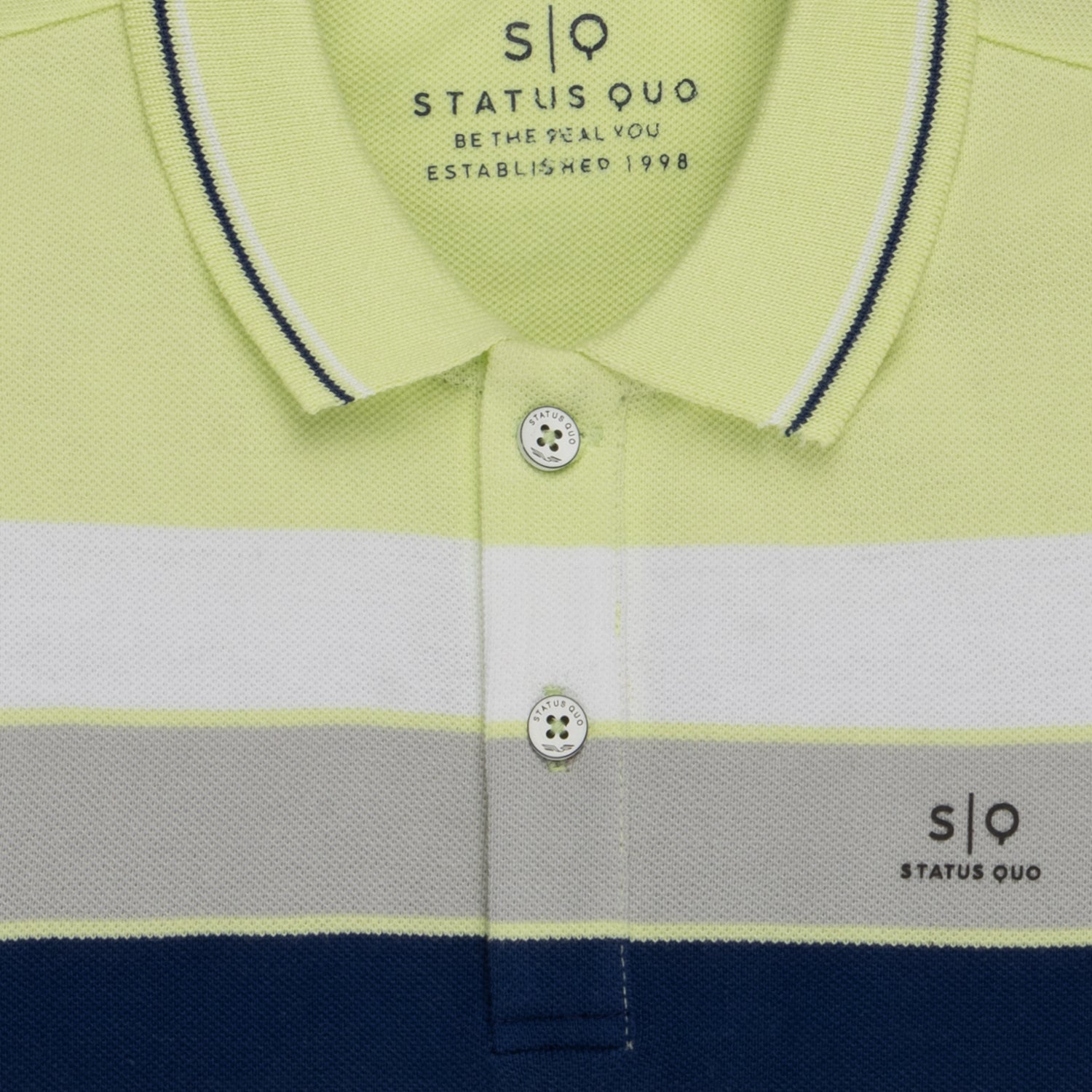 Boys Striped Polo T-shirt