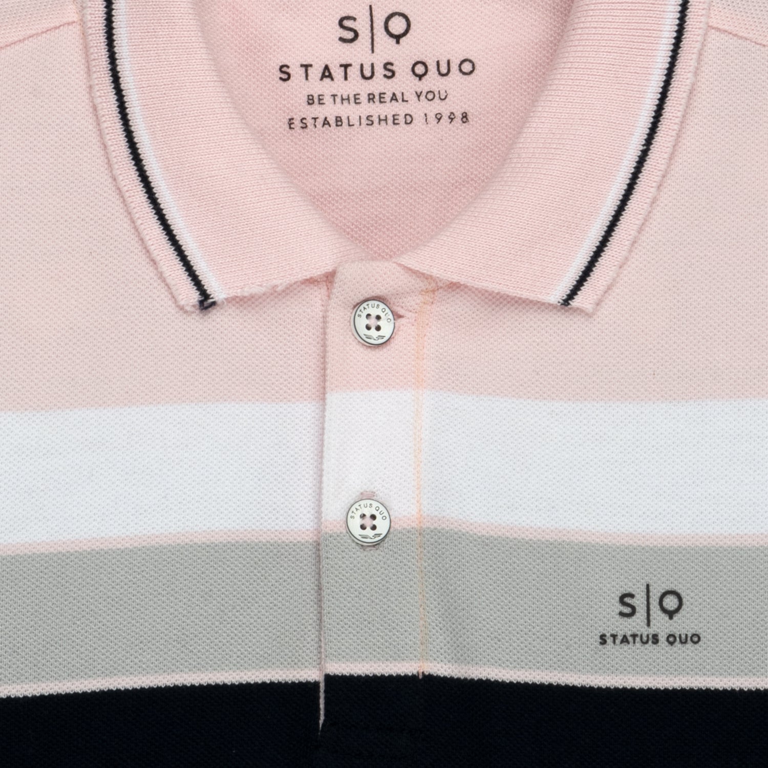 Boys Striped Polo T-shirt