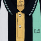 Boys Striped Polo T-shirt