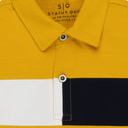 Boys Colourblock Polo T-shirt