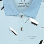 Boys All Over Printed Polo T-shirt