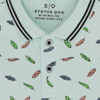 Boys Printed Polo T-Shirt