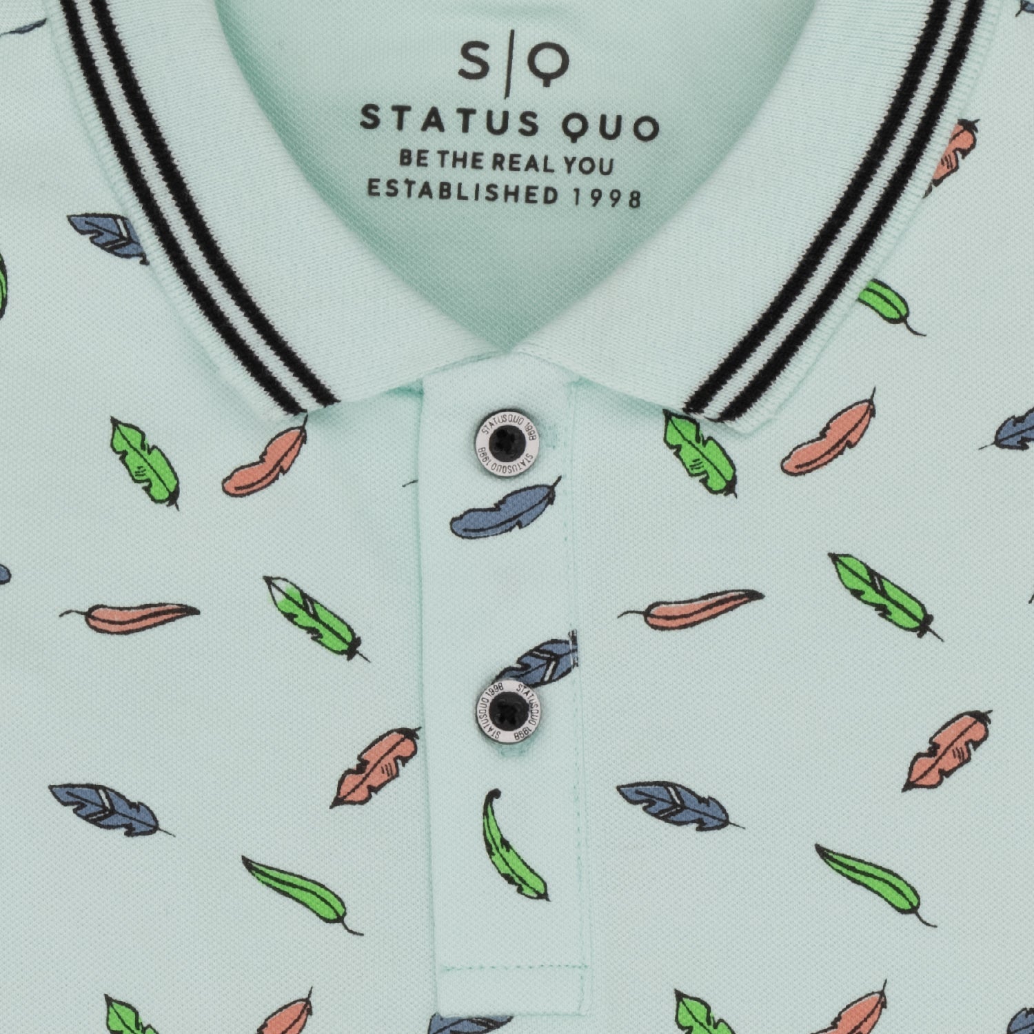 Boys Printed Polo T-Shirt