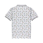 Boys All Over Printed Polo T-shirt