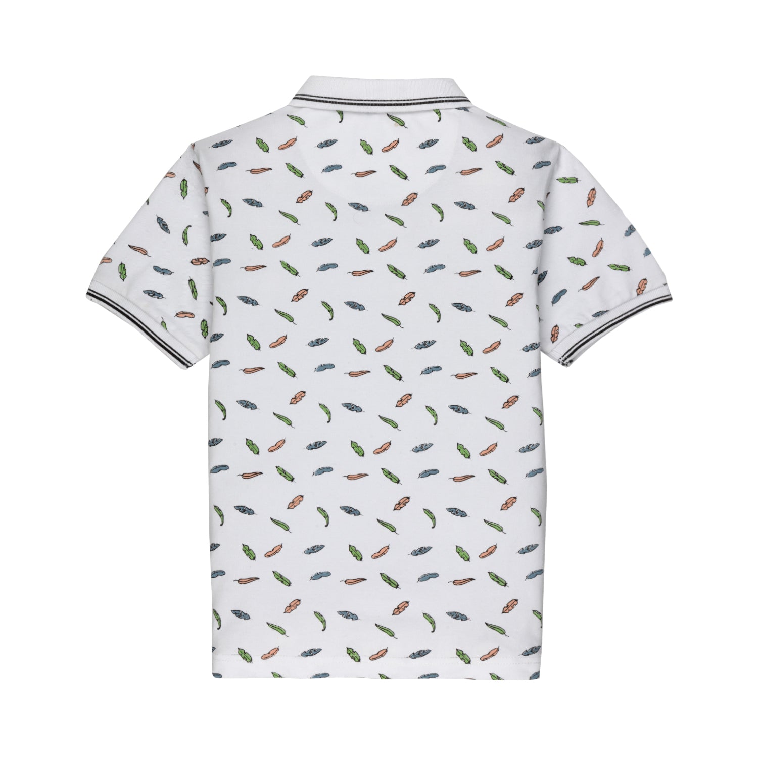 Boys All Over Printed Polo T-shirt