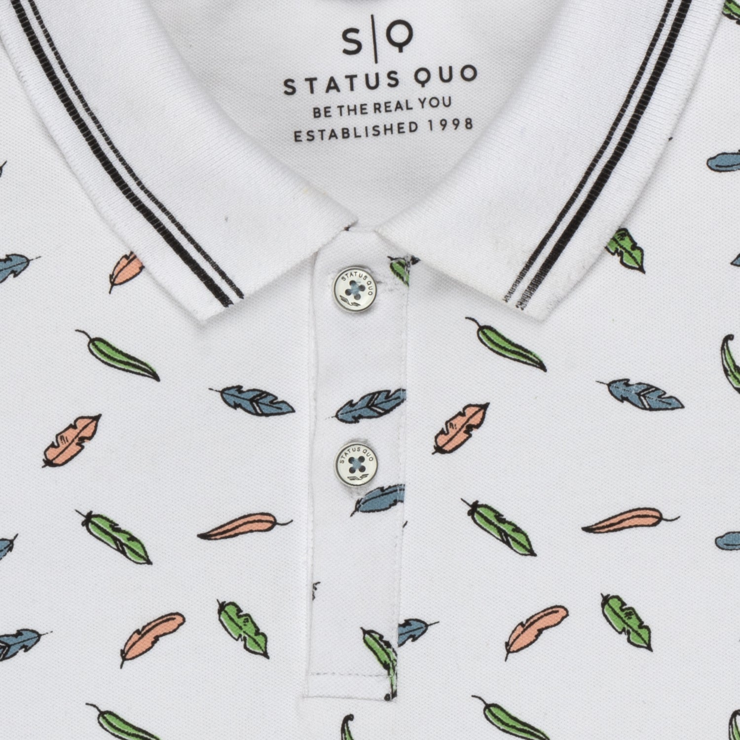 Boys All Over Printed Polo T-shirt