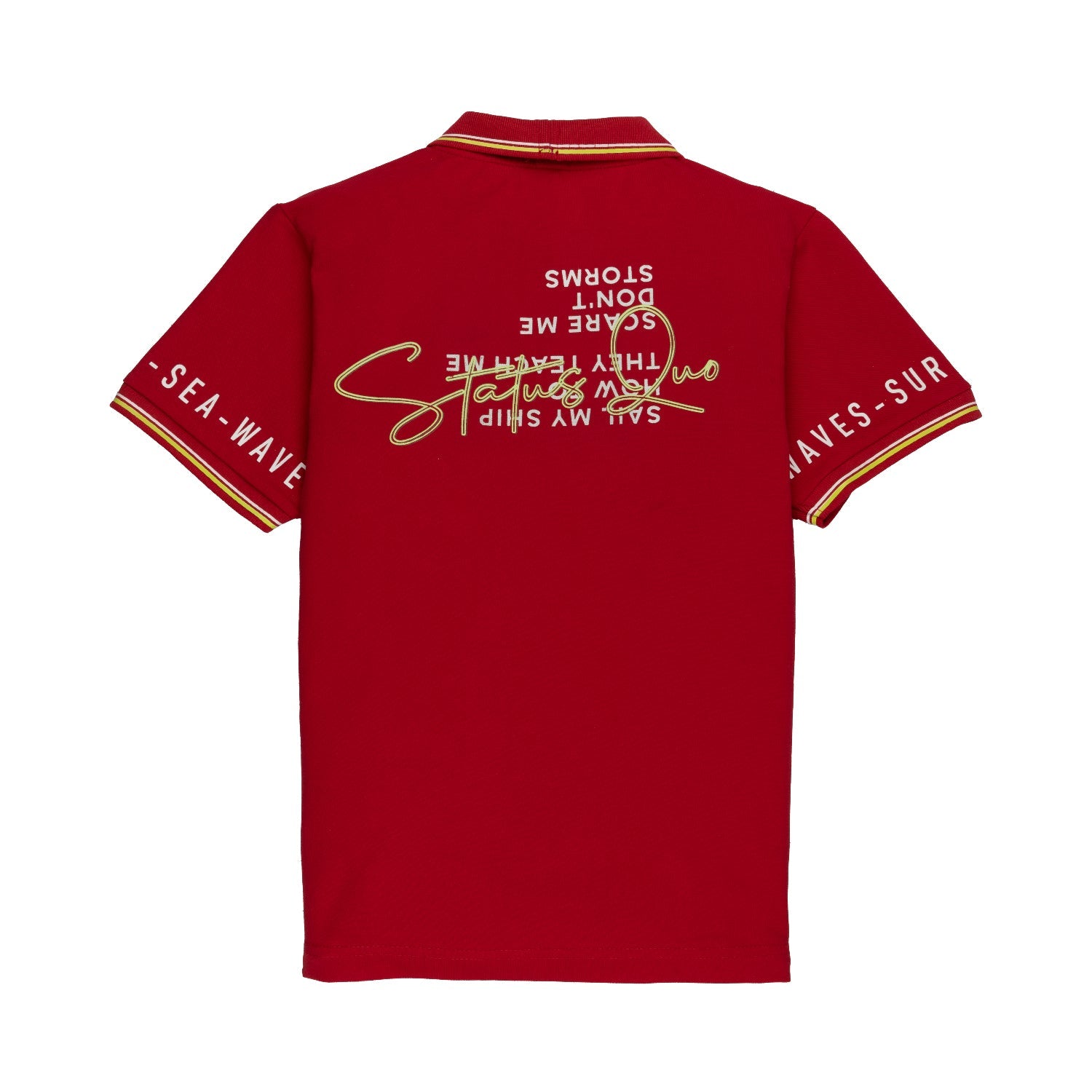 Boys Printed Polo T-shirt