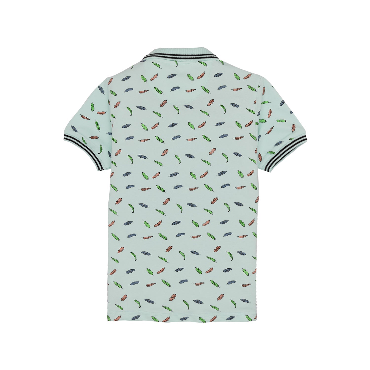 Boys Printed Polo T-Shirt