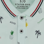 Boys Printed Polo T-Shirt
