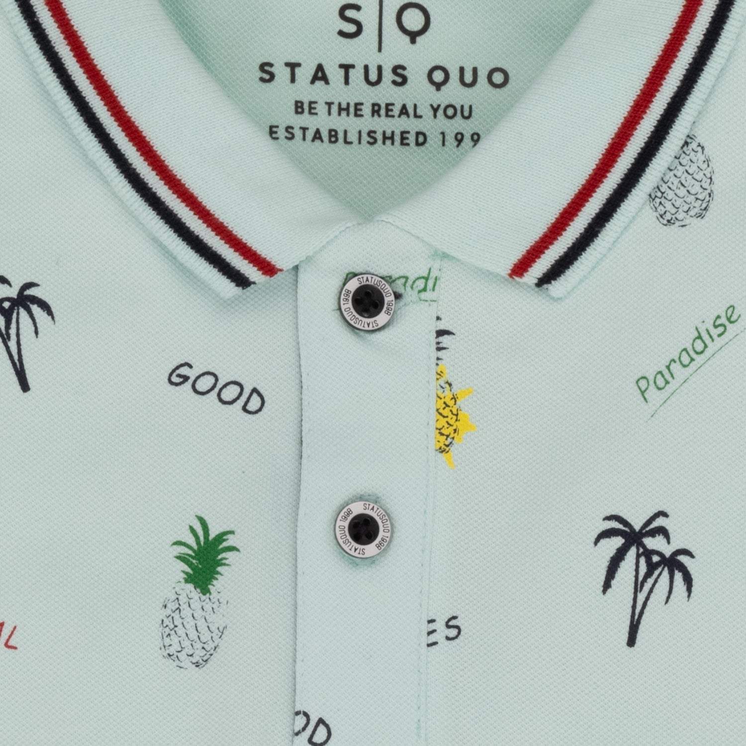 Boys Printed Polo T-Shirt