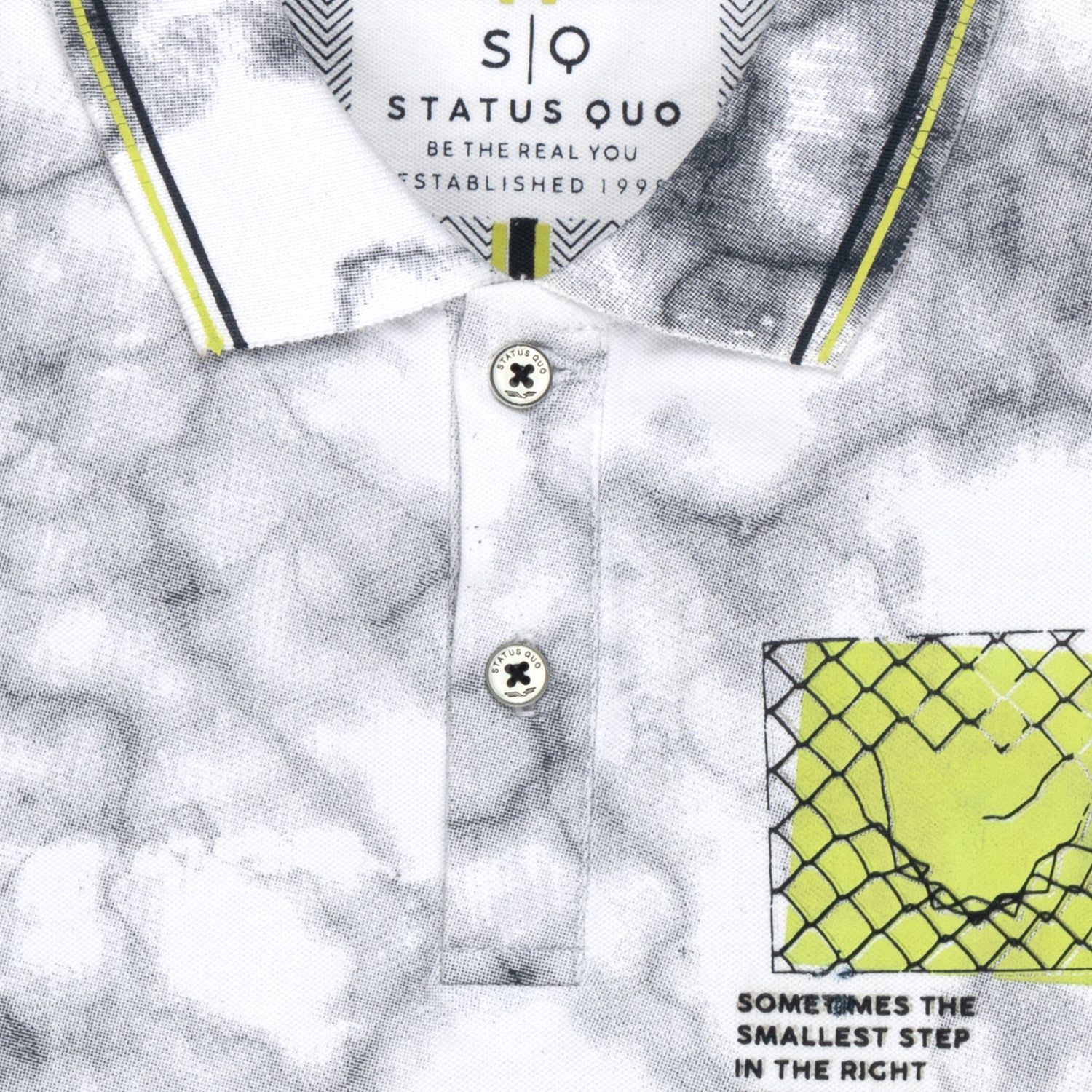 Boys All Over Printed Polo T-shirt
