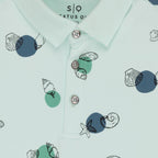 Boys All Over Printed Polo T-Shirt