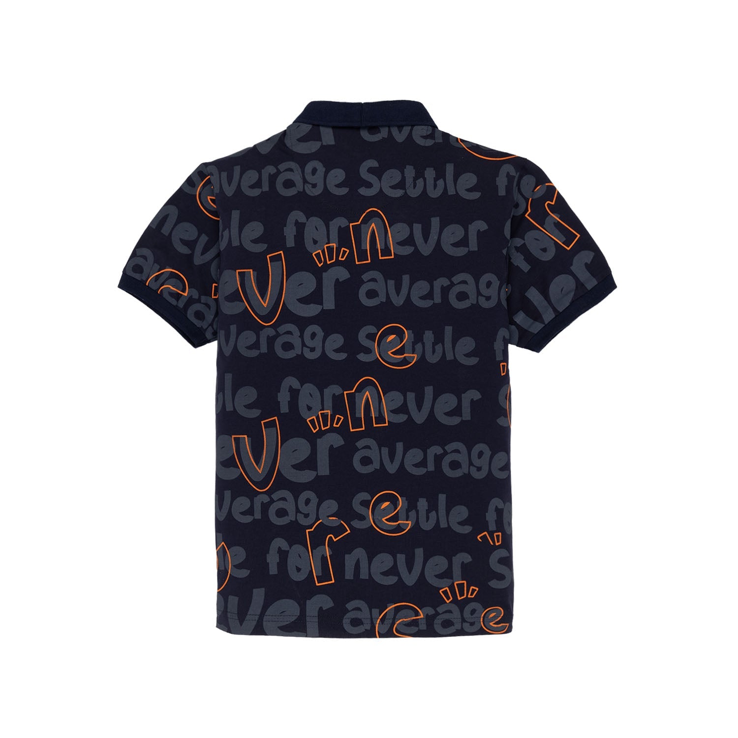 Boys All Over Printed Polo T-Shirt