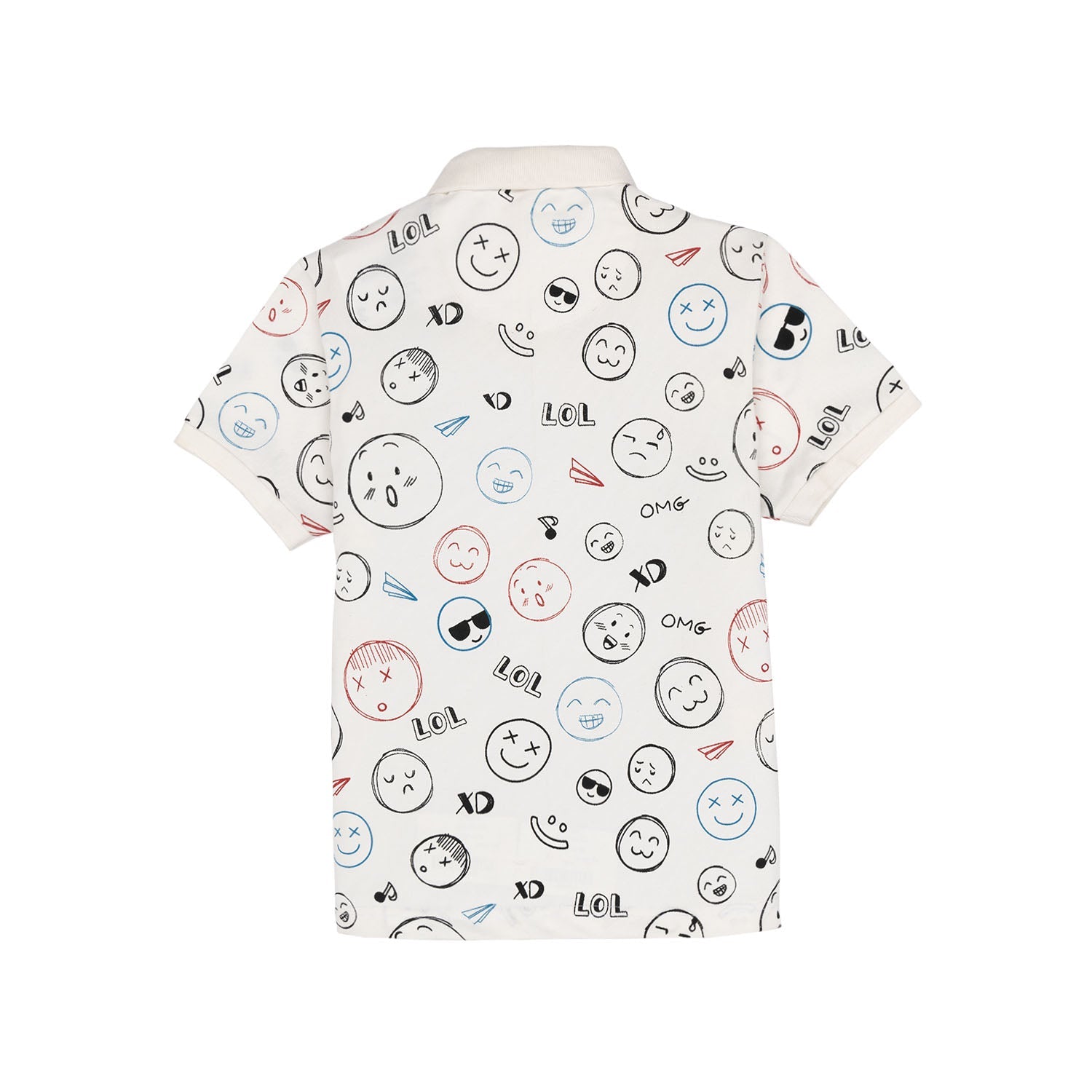 Boys All Over Printed Polo T-Shirt