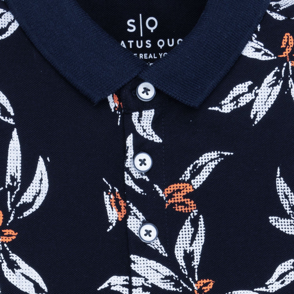 Boys All Over Printed Polo T-Shirt