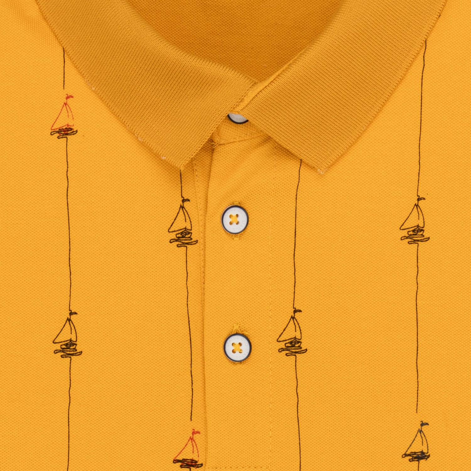 Boys All Over Printed Polo T-Shirt