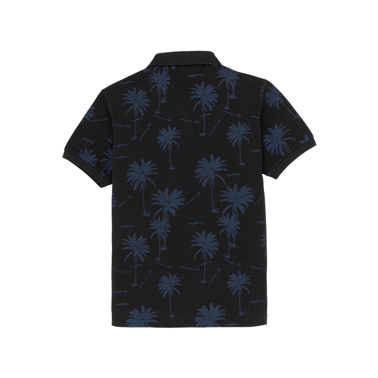 Boys All Over Printed Polo T-Shirt