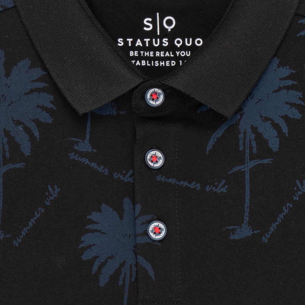 Boys All Over Printed Polo T-Shirt