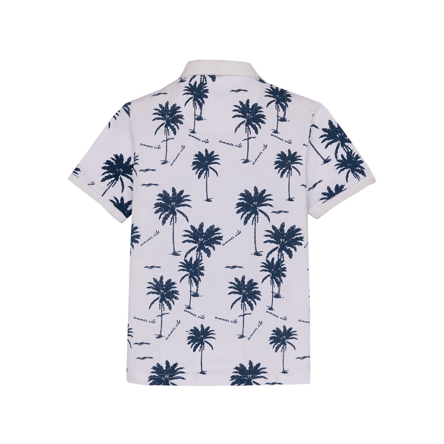 Boys All Over Printed Polo T-Shirt