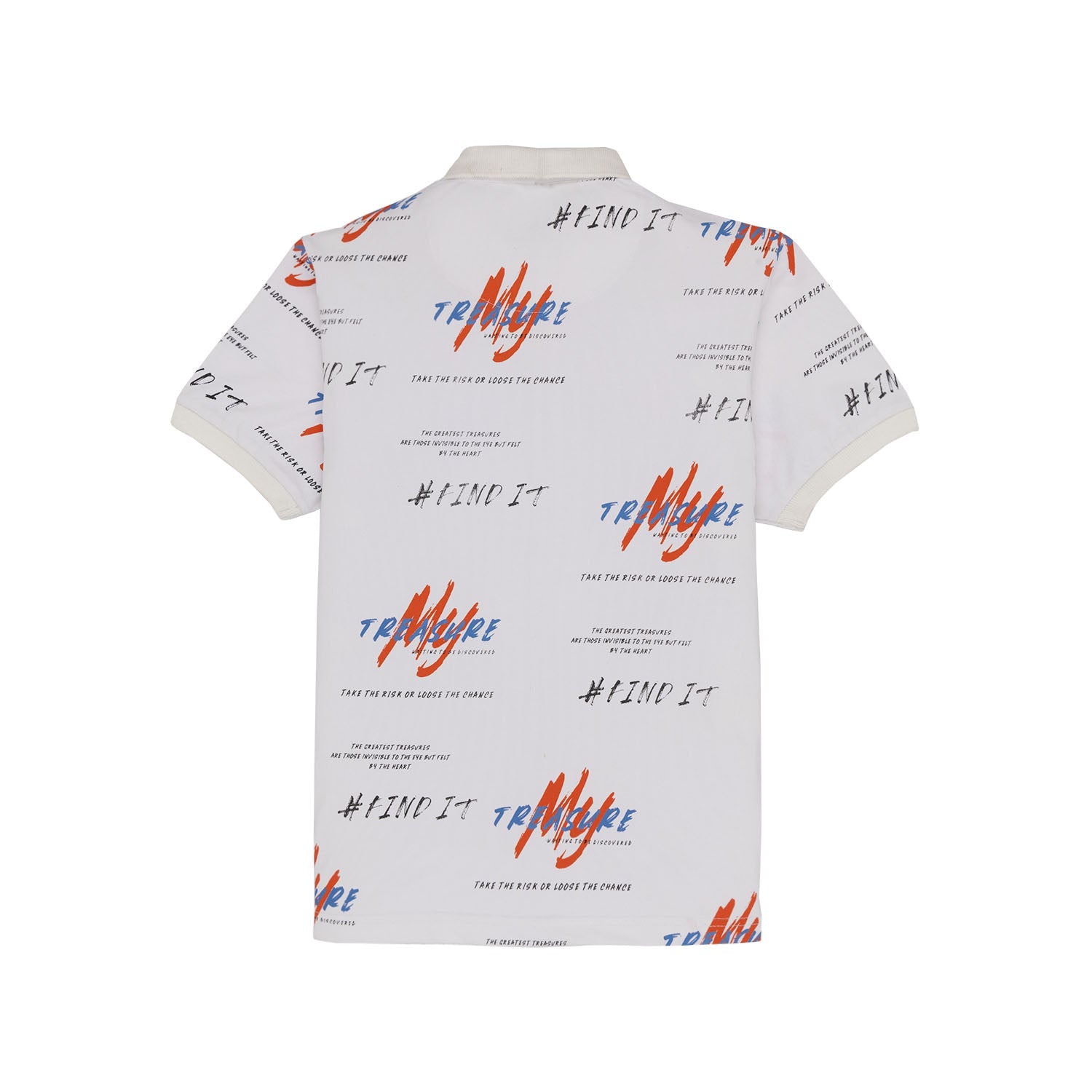 Boys All Over Printed Polo T-Shirt