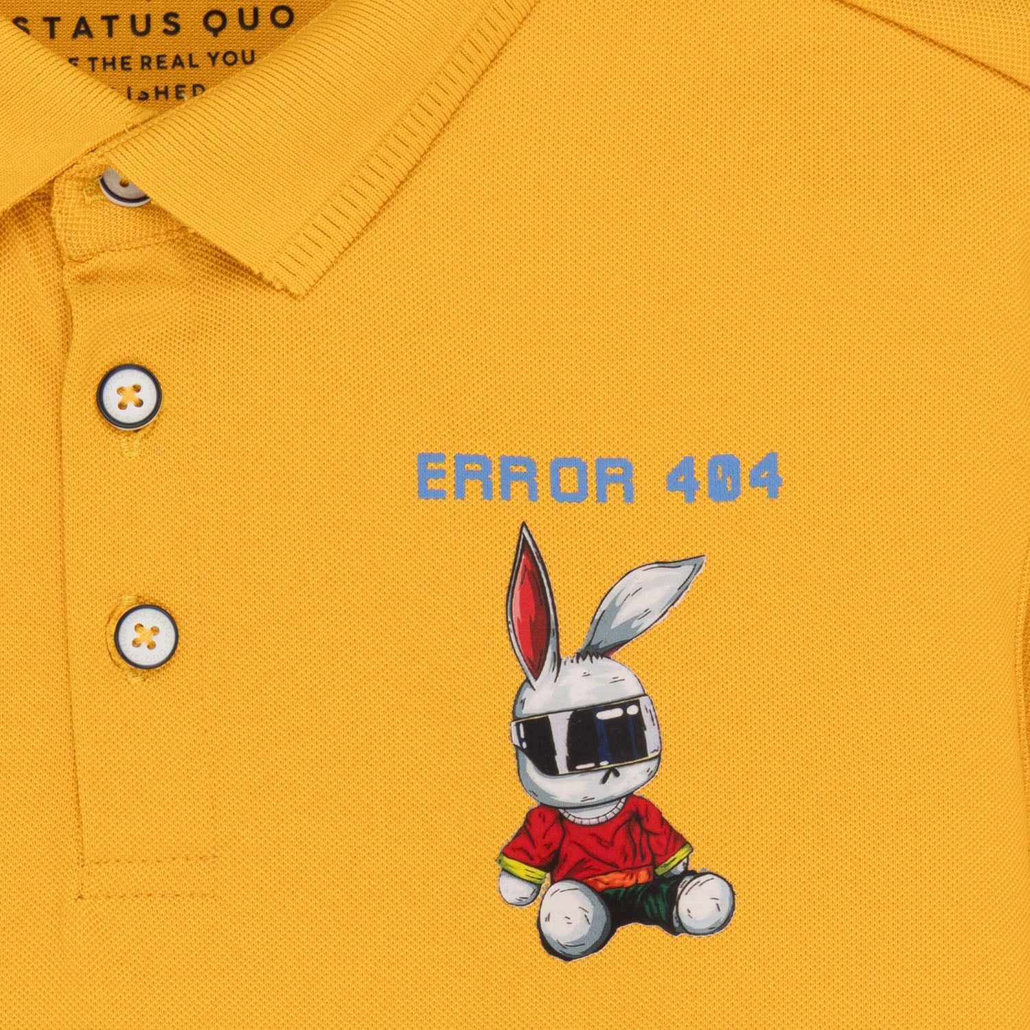 Boys Back Printed Polo T-Shirt