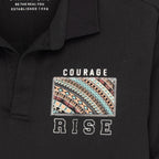 Boys Back Printed Polo T-Shirt