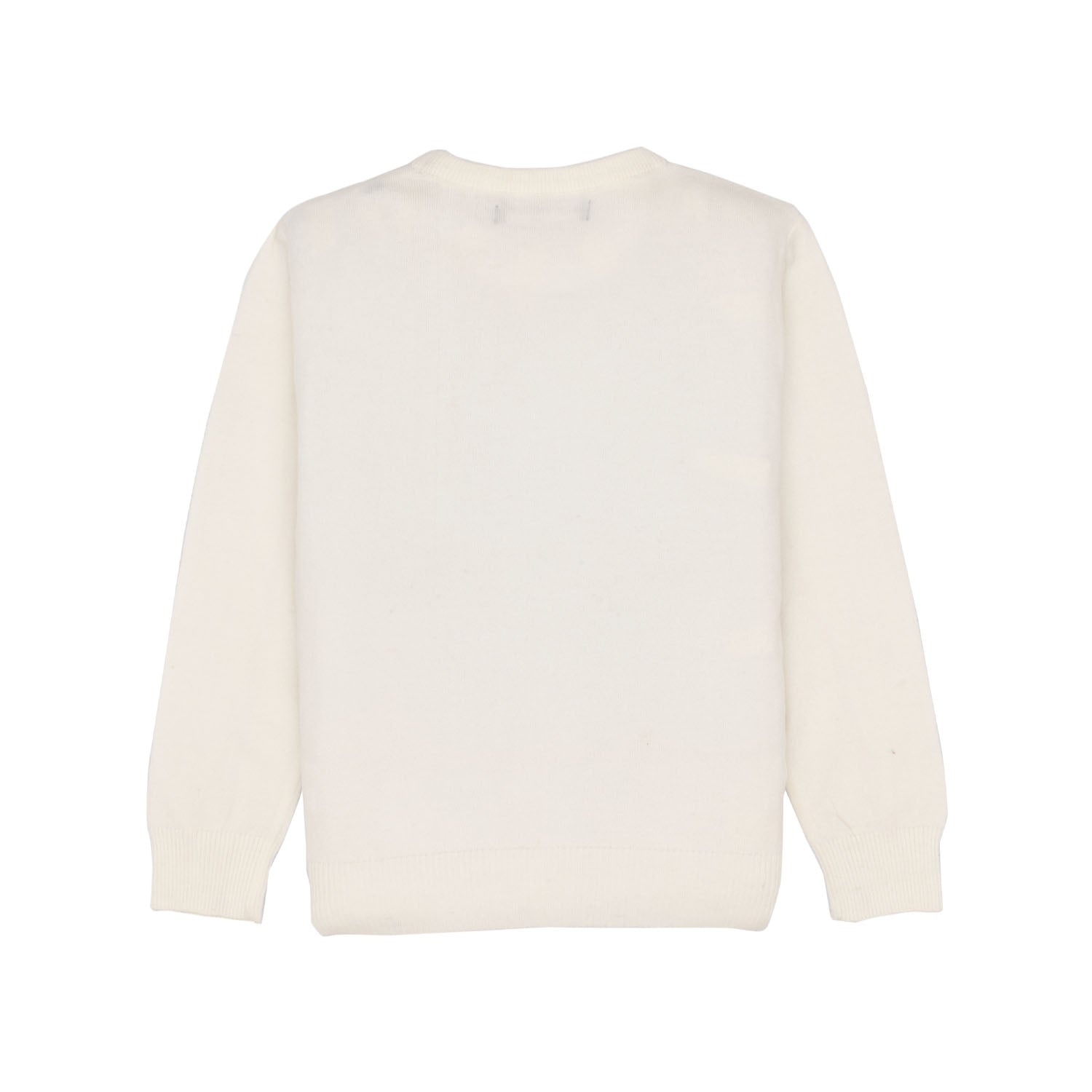 Boys Checkered Round Neck Sweater