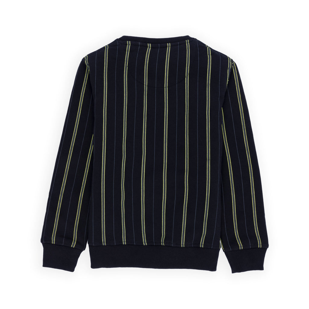 Boys Stripped Round Neck Sweatshirt