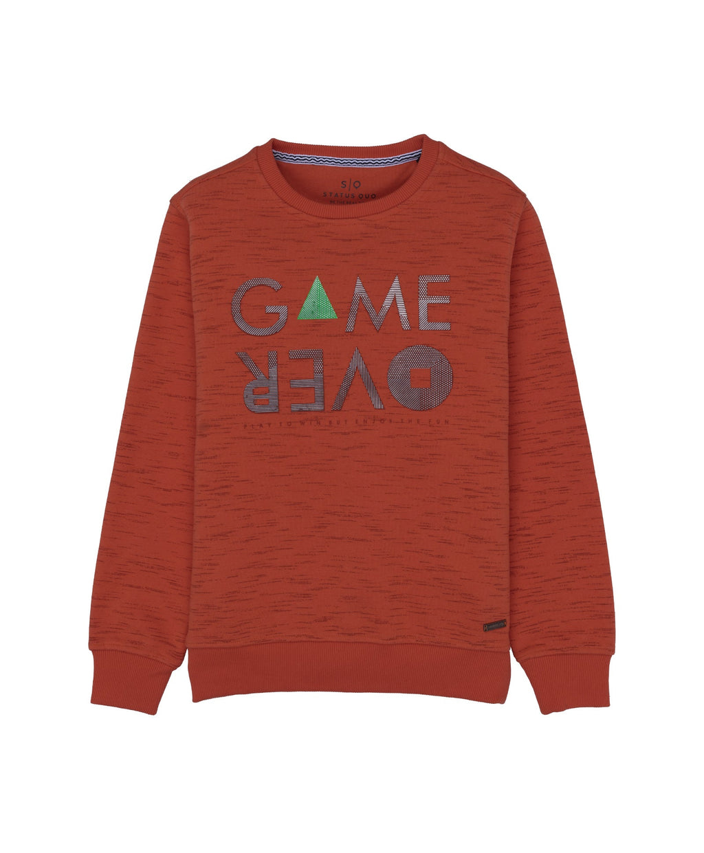 Status Quo |Kids Printed Regular Fit Sweatshirt - 4, 6, 8, 10, 12, 14, 16