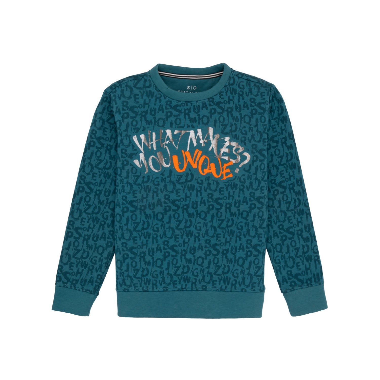 Status Quo |Boys Regular Fit Sweatshirt - 4, 6, 8, 10, 12, 14, 16 Main image
