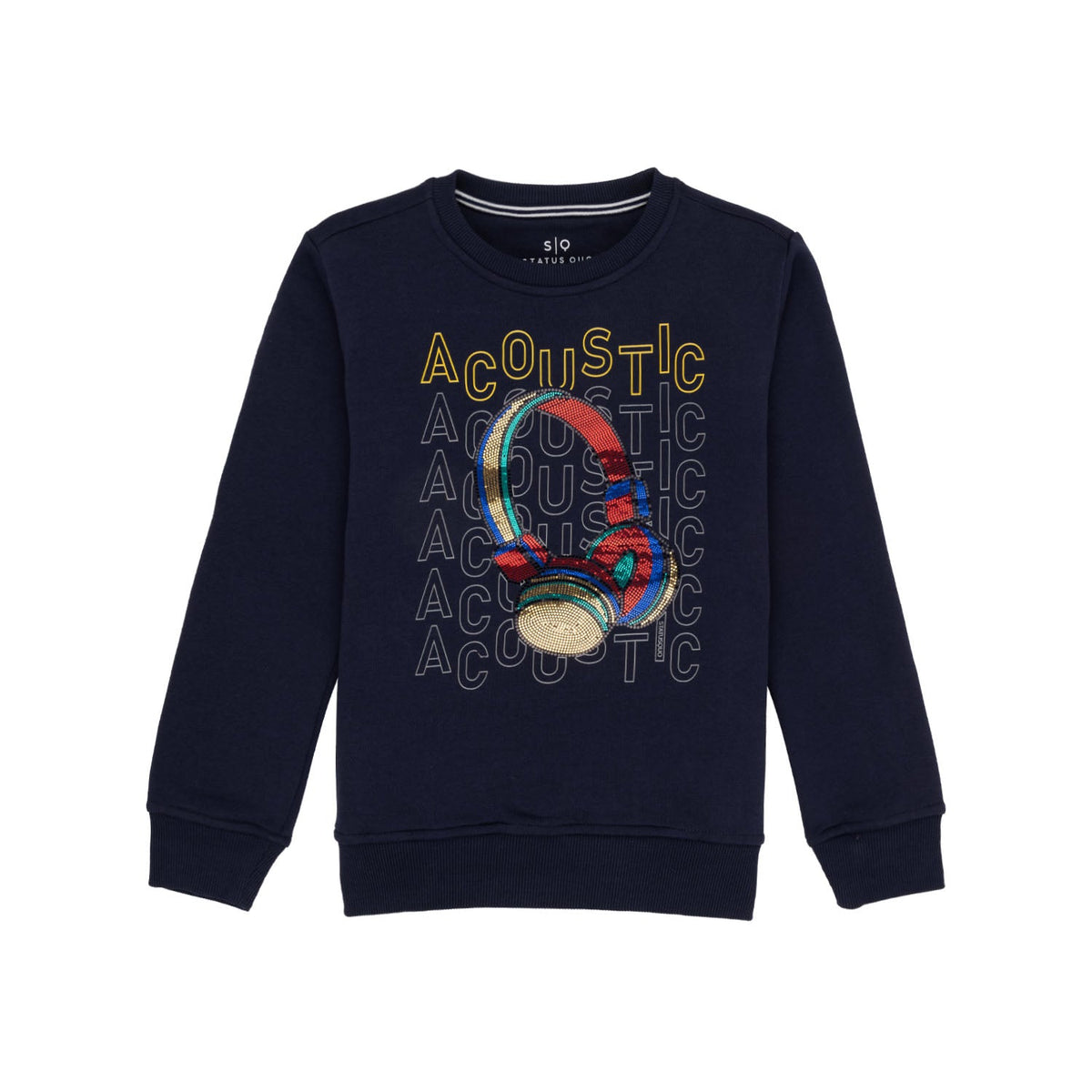 Status Quo |Boys Regular Fit Sweatshirt - 4, 6, 8, 10, 12, 14, 16 Main image