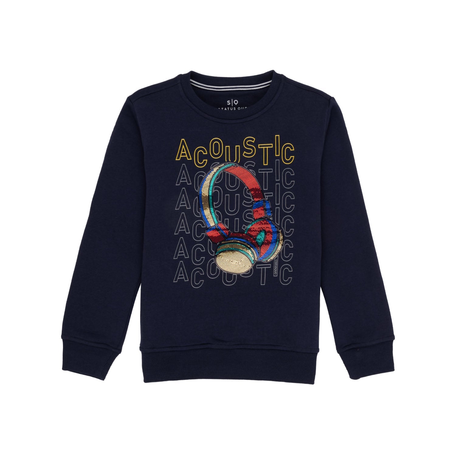 Status Quo |Boys Regular Fit Sweatshirt - 4, 6, 8, 10, 12, 14, 16