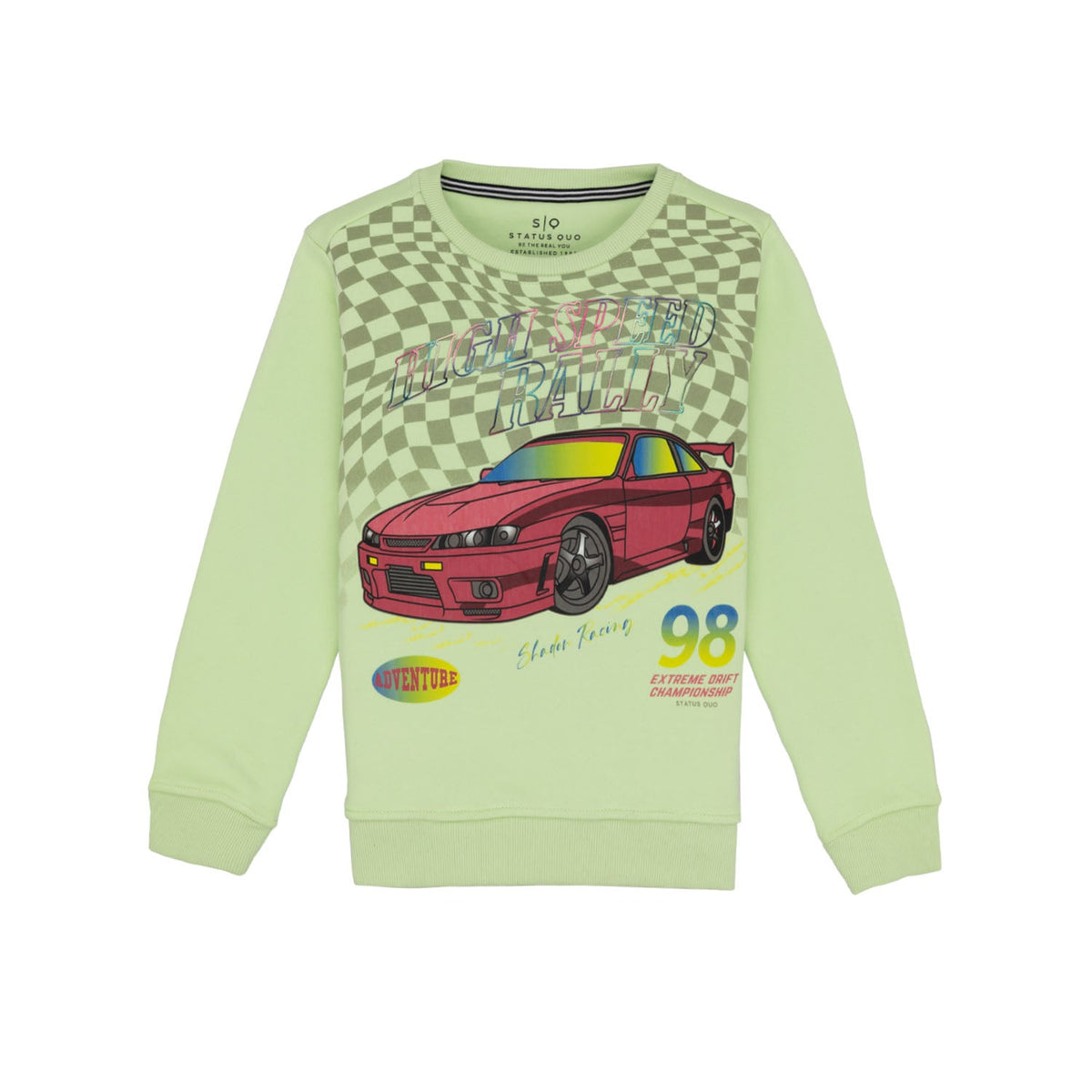 Status Quo |Boys Regular Fit Sweatshirt - 4, 6, 8, 10, 12, 14, 16 Main image