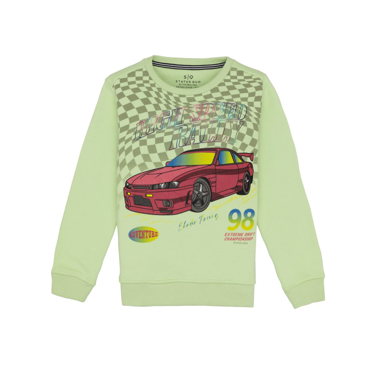 Status Quo |Boys Regular Fit Sweatshirt - 4, 6, 8, 10, 12, 14, 16